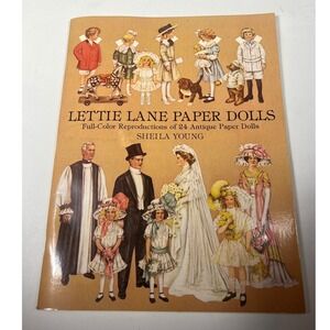 Lettie Lane Paper Dolls Full Color Reproductions of 24 Antique Paper Dolls‎